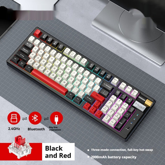 Bluetooth Charging Gaming Mechanical Keyboard – Wireless & Durable