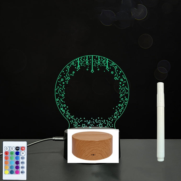 3D Acrylic Handwriting LED Message Board for Creative Decor