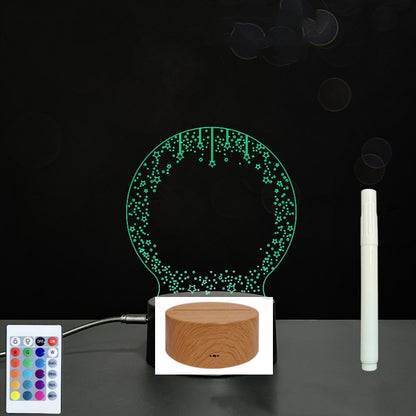 3D Acrylic Handwriting LED Message Board for Creative Decor