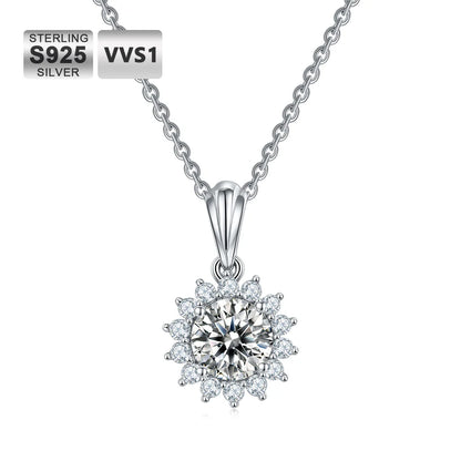 925 Silver Jewelry Set Necklace Earrings Bracelet Three-Piece
global-swanky 3