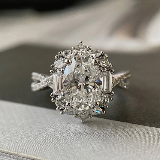925 sterling silver morganite ring