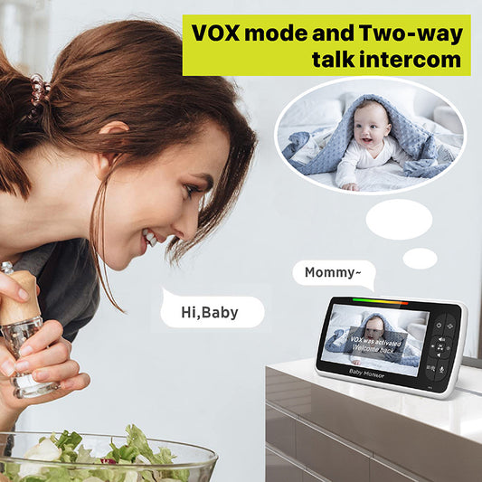 Baby monitor household shaking head temperature detection