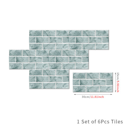 American Tile Wallpaper Imitation Design for Home Decor Use