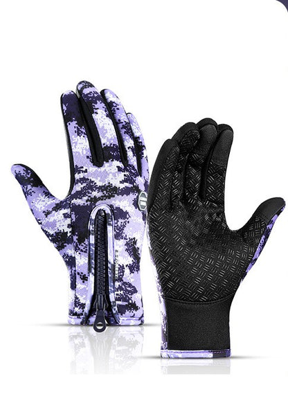 Buy Winter Touch Screen Motorcycle Gloves – Waterproof Fleece