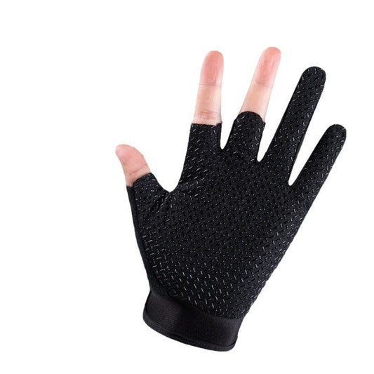 Cycling Lure Fishing Gloves Sun Protection Windproof