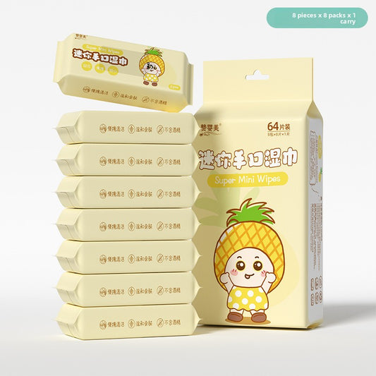 Mini Baby Wet Wipes Gentle Care for Travel Cleaning Use US