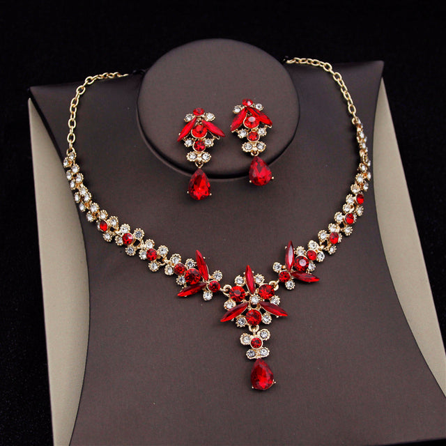 Buy Elegant Royal Queen Bridal Jewelry Sets with Tiara Crown.