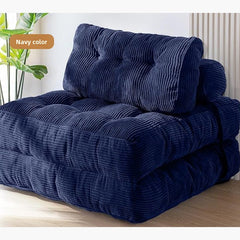Royal blue-corduroy fabric