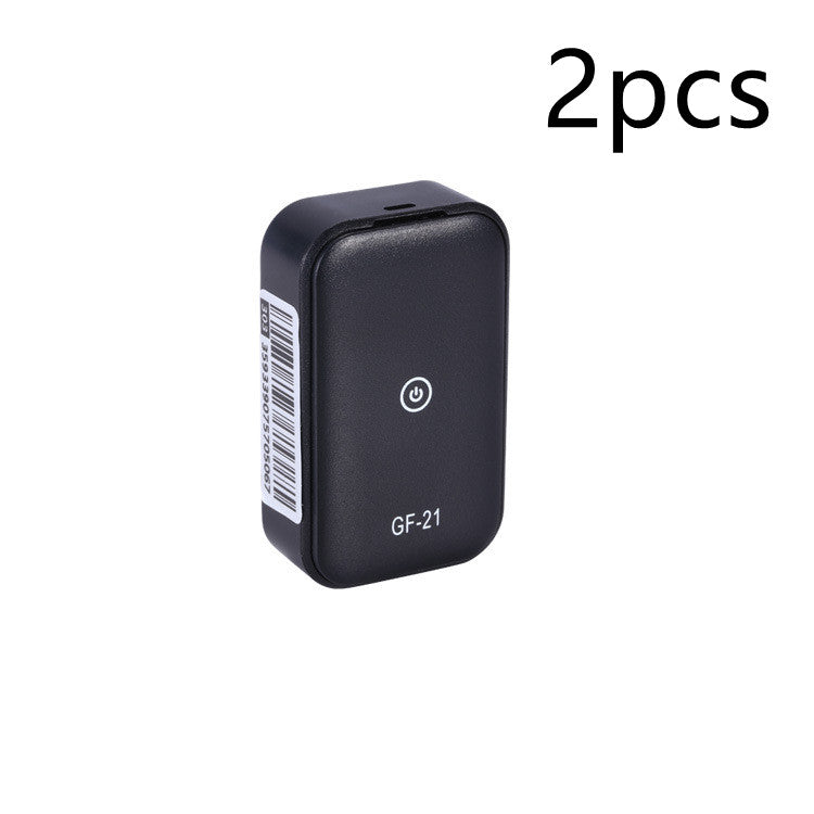 GF-07 Mini GPS Tracker, Magnetic Mini GPS Real Time Long Standby Tracking Device for Vehicle Car Person Dog Pet(Size:About 42 * 25 * 20mm)(Black)