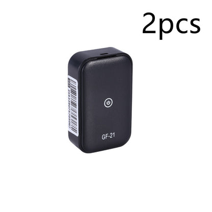 GF-07 Mini GPS Tracker, Magnetic Mini GPS Real Time Long Standby Tracking Device for Vehicle Car Person Dog Pet(Size:About 42 * 25 * 20mm)(Black)