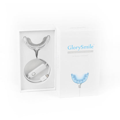 Portable Teeth Whitening Kit With LED Light and Gel Care Use