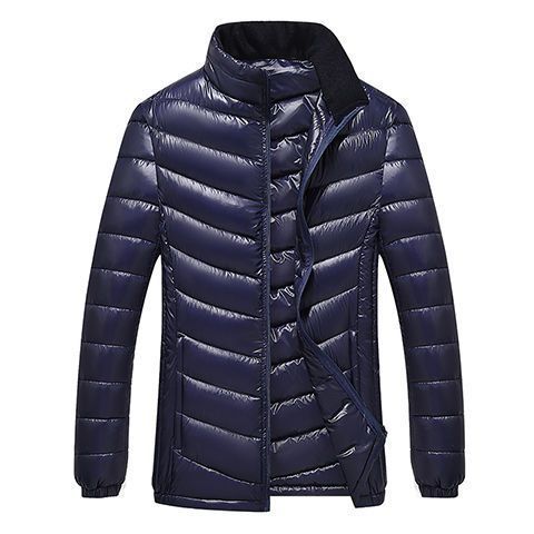 Men’s Plus-Size Mid-Length Down Jacket  Warm & Comfortable