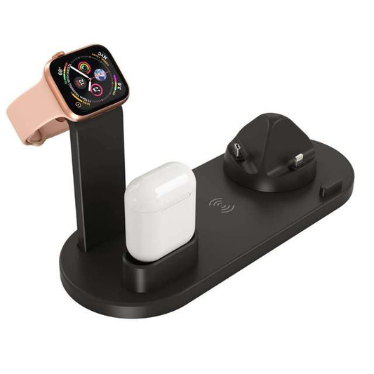 4 in 1 Fast Charging Station – Multi Device Charger Stand