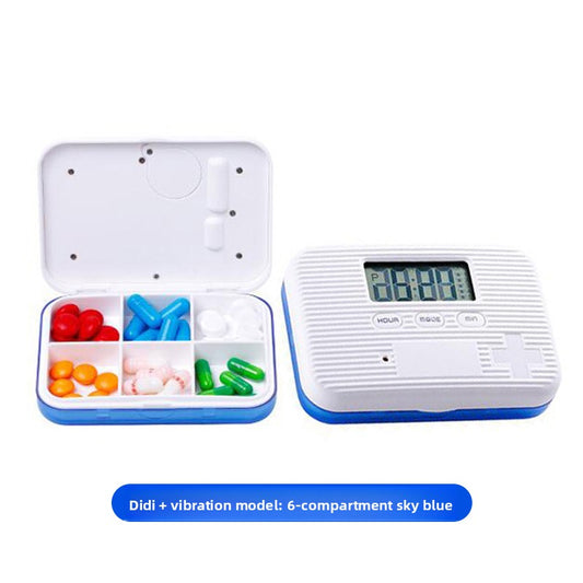 Smart Weekly Pill Organizer with Alarm Reminder Support