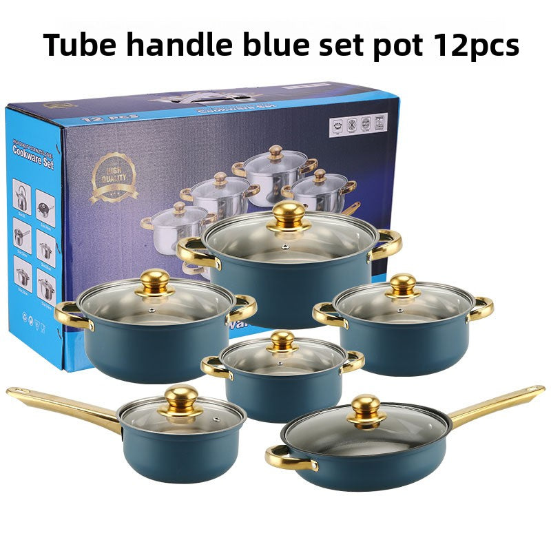Premium Stainless Steel Cookware Kitchen Pots and Pans Set