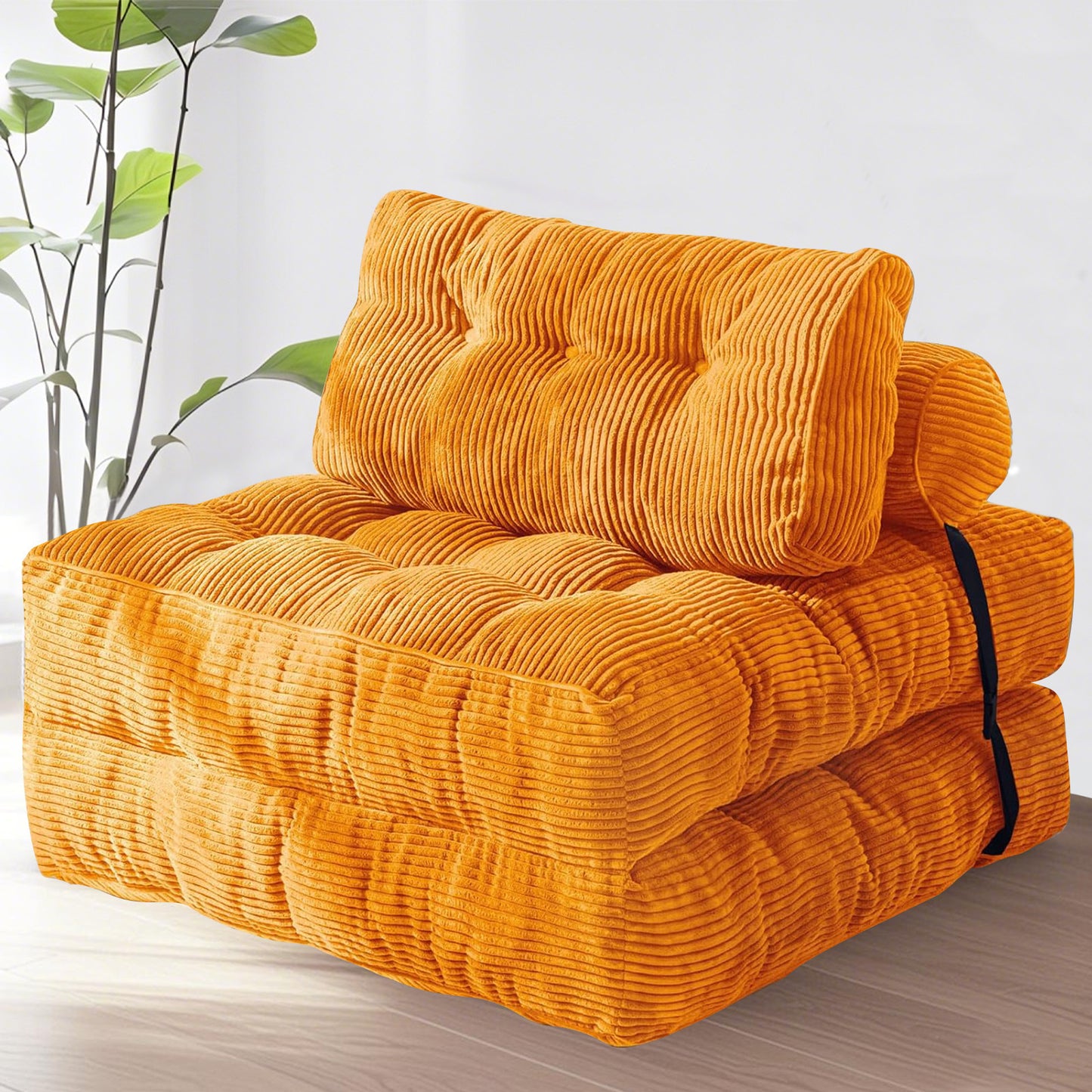 Foldable Fabric Sofa Bed for Stylish Comfort and Relaxation