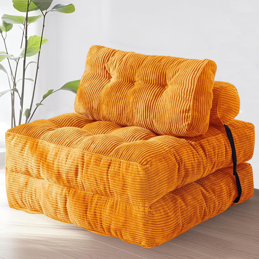 Foldable Fabric Sofa Bed for Stylish Comfort and Relaxation