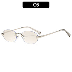 Silver Frame Gradient Silver Lens