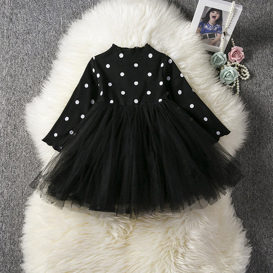 Buy Baby Girls Long Sleeve Tutu Dress – Spring Winter Party Wear