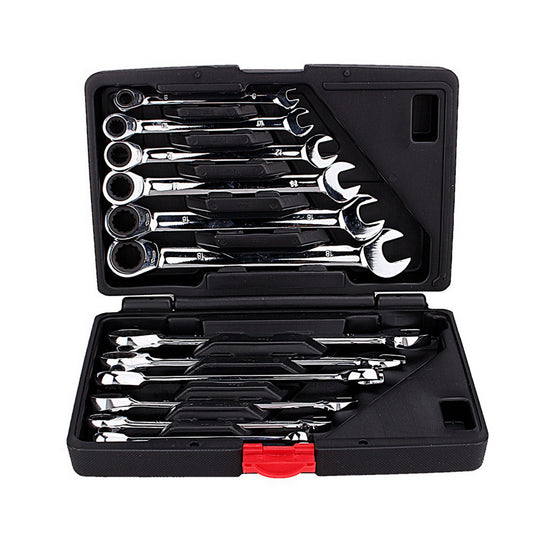 Buy 12pcs Fixed Spanners Ratchet Wrench Kit High Torque Tool Set