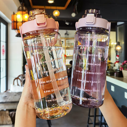Large Plastic Cup Portable Water Bottle for Daily Hydration