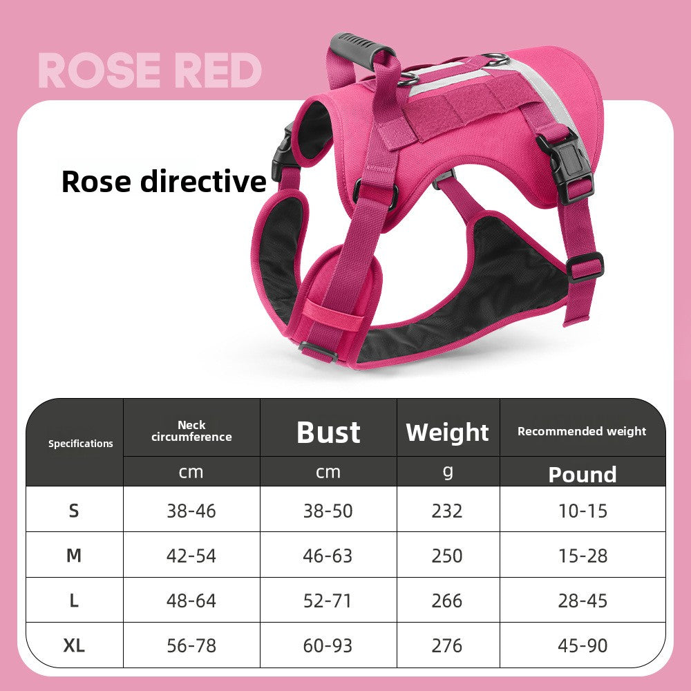 Tactical Reflective Dog Harness for Dogs Daily Walking Fit