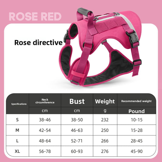 Tactical Reflective Dog Harness for Dogs Daily Walking Fit