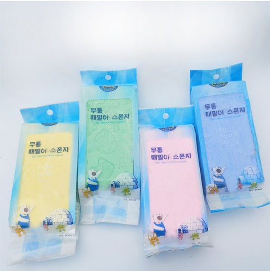 Kids Bath Scrubber for Gentle Shower and Body Cleaning Use
