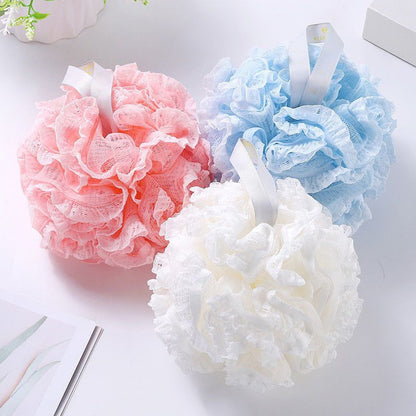 Lace Bath Ball Net Soft Bubble Scrubber for Daily Bath Use