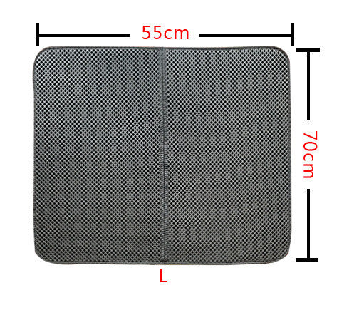Buy Double Layer Cat Litter Mat With Honeycomb Trapping Design