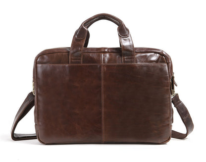 New Men’s Cowhide Briefcase Business Laptop & Computer Bag