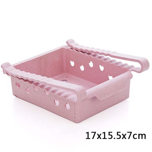 Hanging Plastic Refrigerator Storage Rack Kitchen Organizer