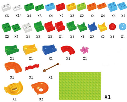 Track Building Blocks for Kids Learning & Fun Play