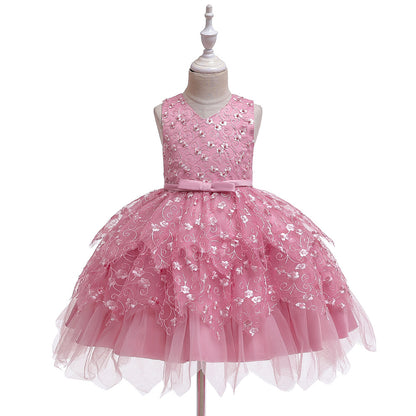 Baby Girls’ Dresses for Kindergarten Middle & Small Children
