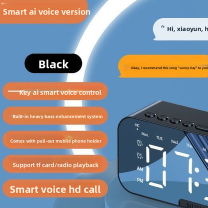 Smart Bluetooth Audio Alarm Clock with Modern Features
