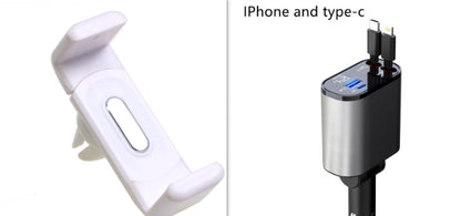 Metal Car Charger 100W Fast USB & TYPE-C Adapter for Your Car