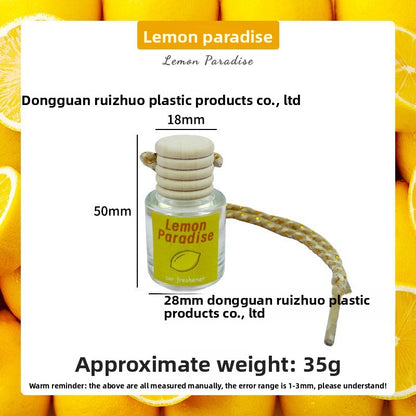 Car-mounted perfume glass bottle