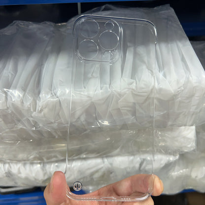 Transparent PC Phone Case for iPhone 11-17 Anti Scratch Fit
