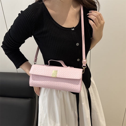 Single-Shoulder Baguette Bag for Chic Daily Styling Uses US