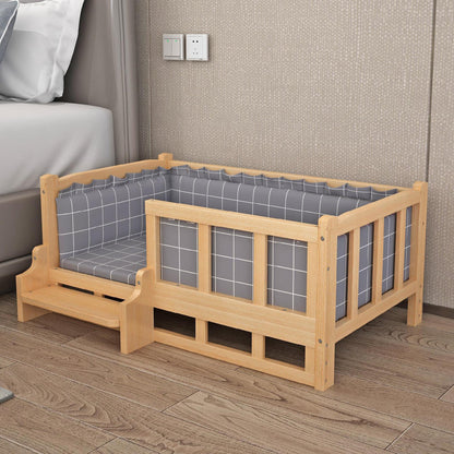 Pet Dog Bed – Summer Wooden Bed for Small and Large Dogs
