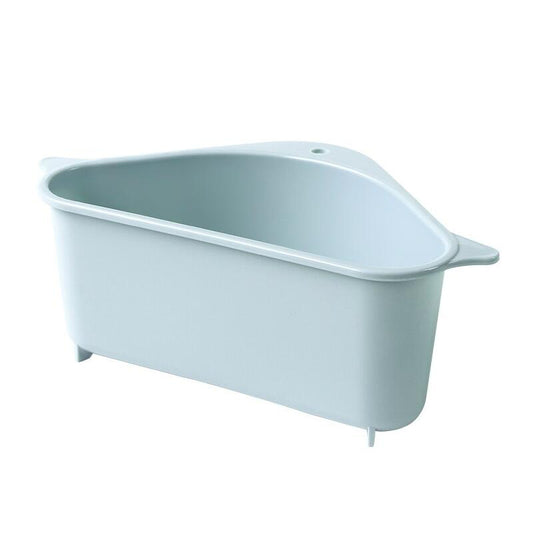 Buy Triangle Kitchen Sink Drain Storage Rack with Sponge Basket