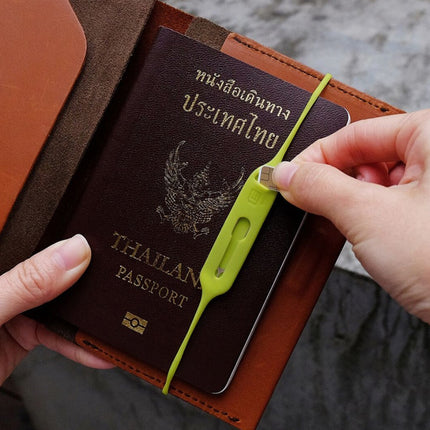 Buy Portable Anti-Lost Silicone Card Slot for Secure Storage