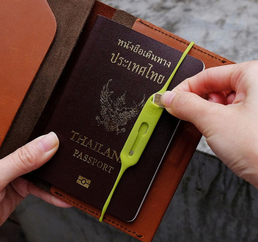 Buy Portable Anti-Lost Silicone Card Slot for Secure Storage
