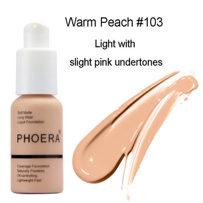 Oil Control Matte Concealer Foundation Cream – Natural Look