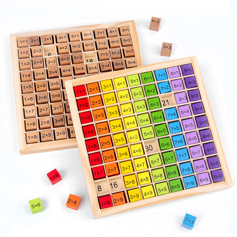 99 Multiplication Table Building Blocks