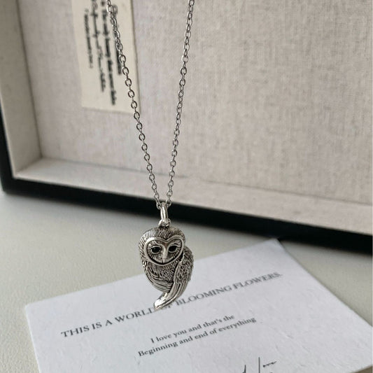 Versatile Owl Pendant Necklace Fashion Jewelry