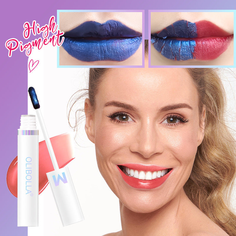 9-color tear-off matte dyed lip gloss