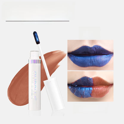 9-color tear-off matte dyed lip gloss