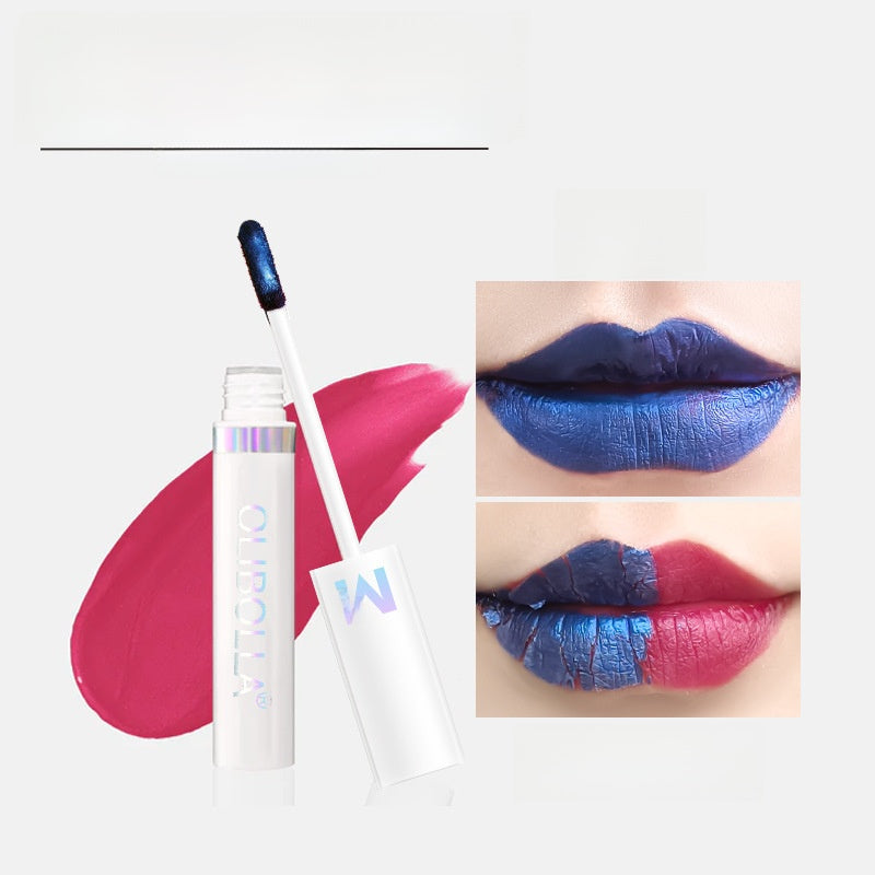 9-color tear-off matte dyed lip gloss