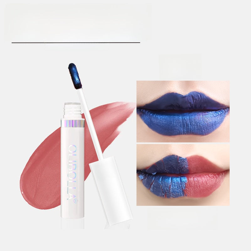 9-color tear-off matte dyed lip gloss